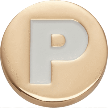 Gold Letter P