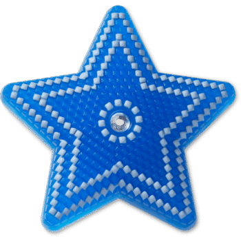 Lights Up Blue Star With Gem