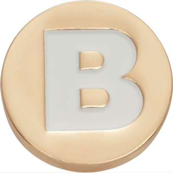 Gold Letter B