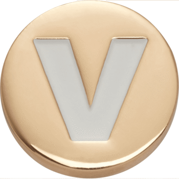 Gold Letter V