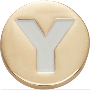 Gold Letter Y