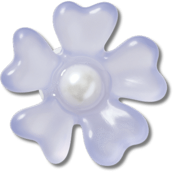 Lavender Matte Pearl Flower