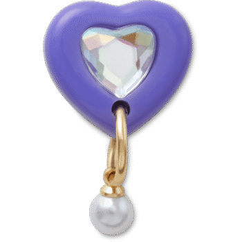 Purple Heart With Pearl