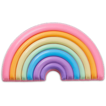 Puffy Rainbow Pool Float