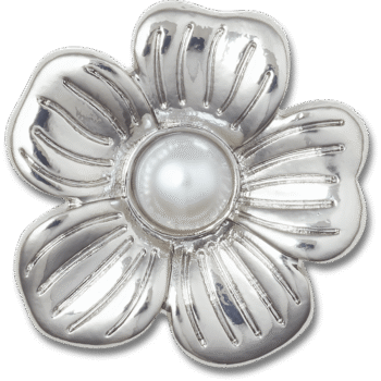 Silver Monochrome Daisy 2